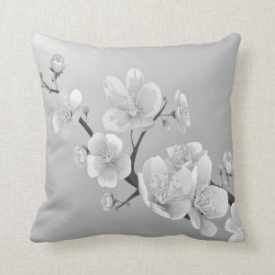 Coussin Les fleurs de cerisier sensibles fleurissent des