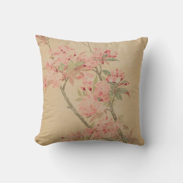 Coussin Les fleurs de crabes par Ma Yuanyu (Recto)