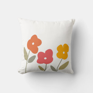 Coussin Les fleurs florales modernes 