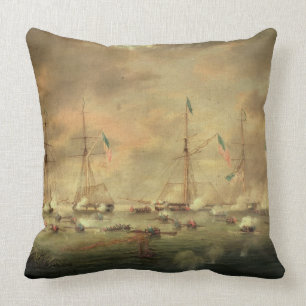 Coussin Les flottes britanniques et américaines engagées