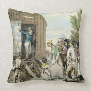 Coussin Les foires : L'exposition, c.1821 (litho de