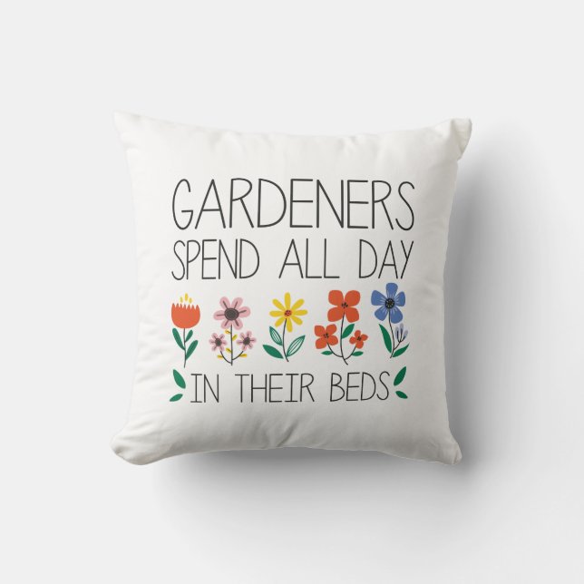 Coussin Les Gardiens Passent Toute La Journée Dans Leurs L (Recto)