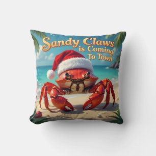 Coussin Les griffes de sable sont venues en ville