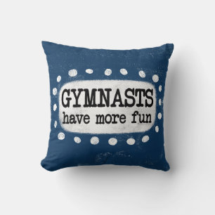 Coussin Les Gymnastes Ont Plus D'Oreillers À Jets Amusants