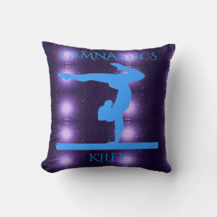 Coussin Les gymnastiques jettent l'oreiller dans le violet