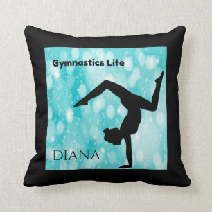 Coussin Les gymnastiques lancent des oreillers, nom person