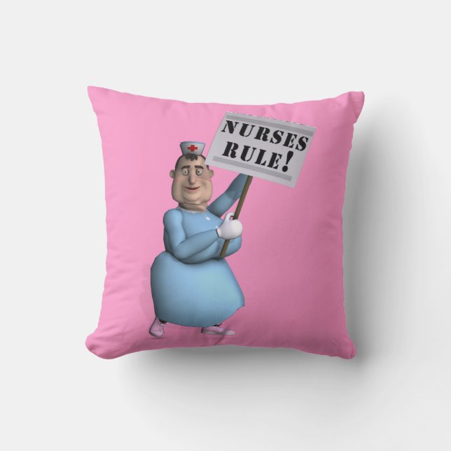 Coussin Les infirmières ! (Recto)
