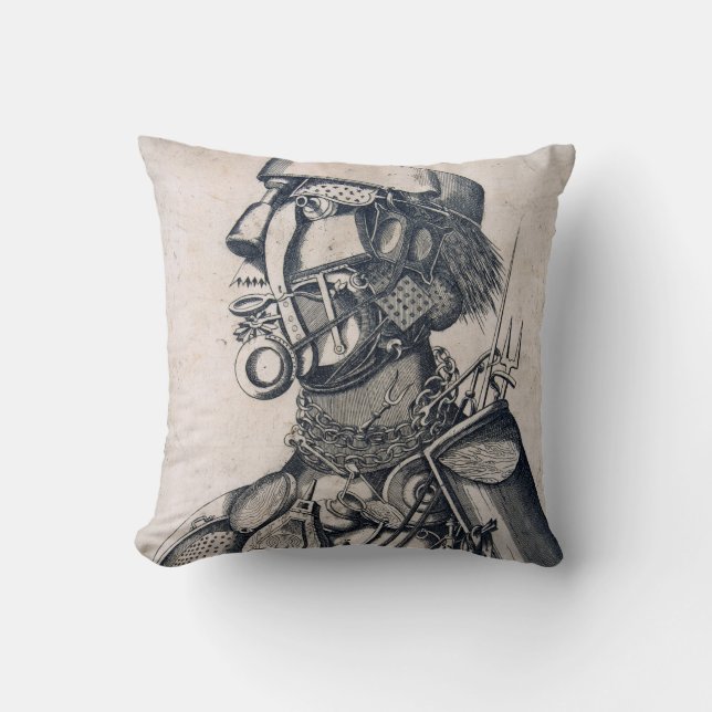 Coussin Les instruments de subsistance humaine, Arcimboldo (Recto)
