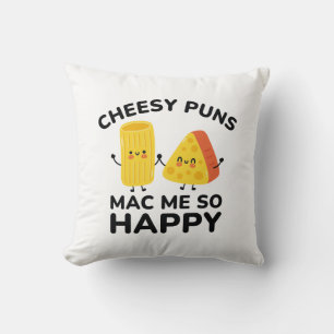 Coussin Les jeux de mots ringards me rendent si heureux