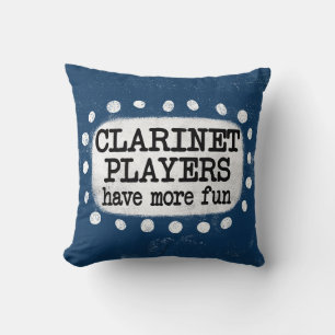 Coussin Les Joueurs Clarinets Ont Plus D'Oreillers Joueurs