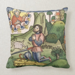 Coussin Les juges 6 36 Gideon éteint l'ouatine, du '