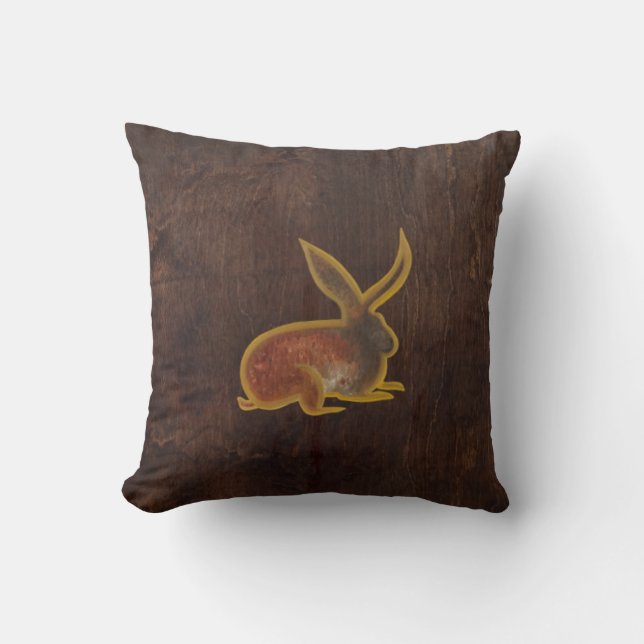 Coussin Les lièvres 2009 (Recto)