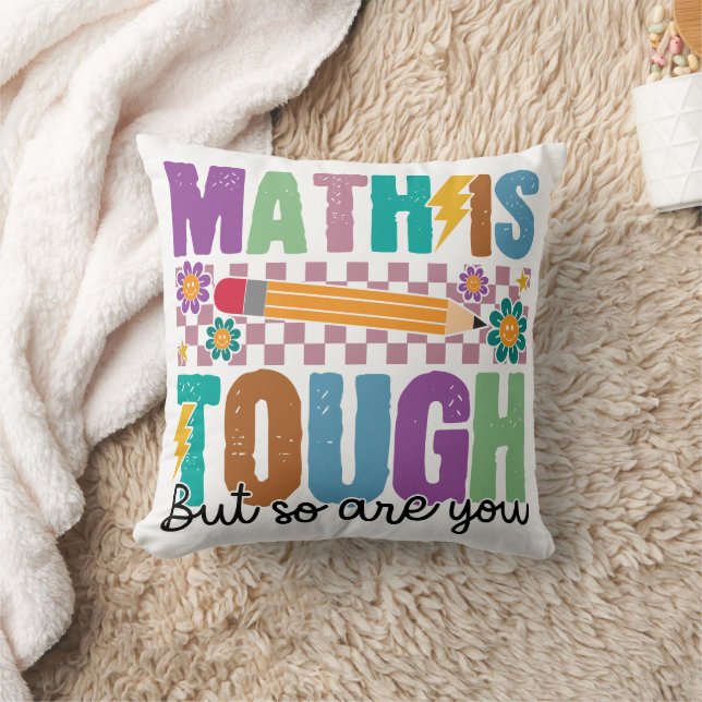 Coussin Les maths c'est dur mais vous êtes encore plus dur (Couverture)