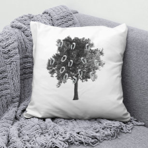Coussin Les morts m'aiment arbre de siège des toilettes