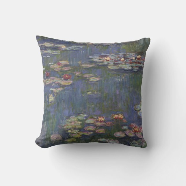 Coussin Les nénuphars de Claude Monet (Recto)