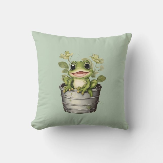 Coussin Les nénuphars de la vie (Recto)