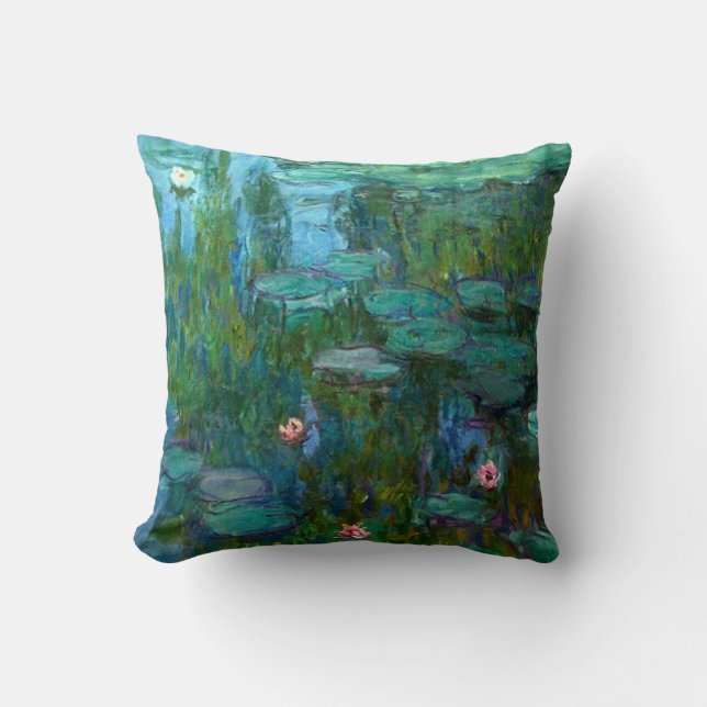 Coussin Les nymphéas de Claude Monet (Recto)