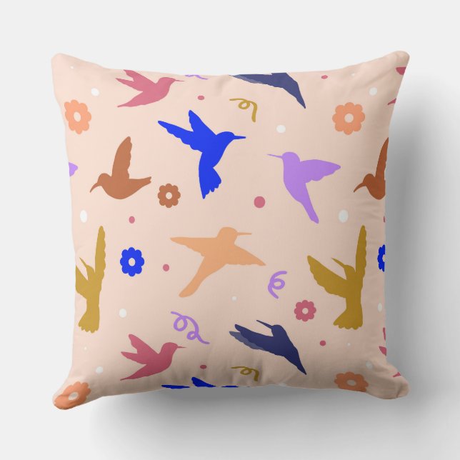 Coussin Les oiseaux dans l'air (Verso)
