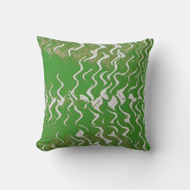 Coussin Les ondes Art moderne (Recto)