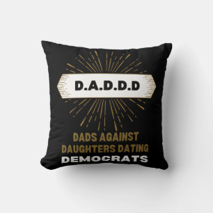 Coussin Les papas contre les Démocrates Datant