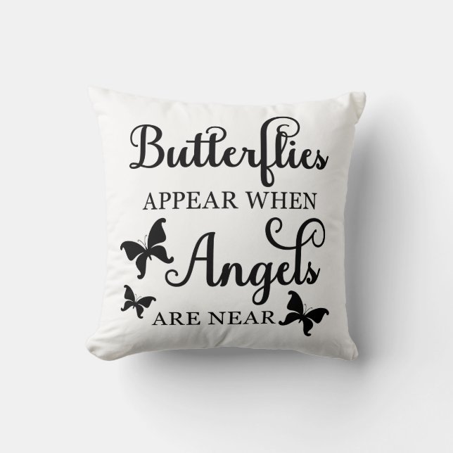 Coussin Les Papillons Apparaissent Lorsque Les Angles Sont (Recto)