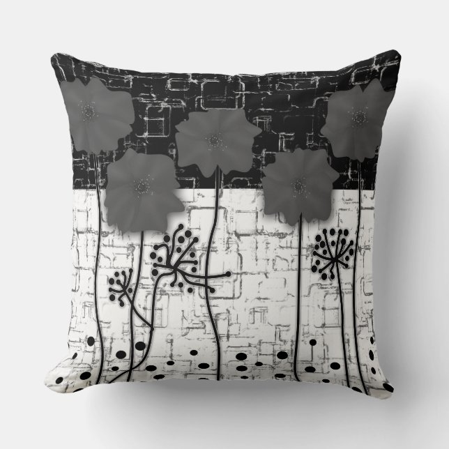 Coussin Les papillons rouges lancent l'oreiller (Recto)