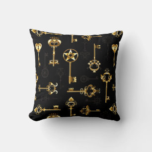 Coussin Les Patters de Seamless avec Golden Keys