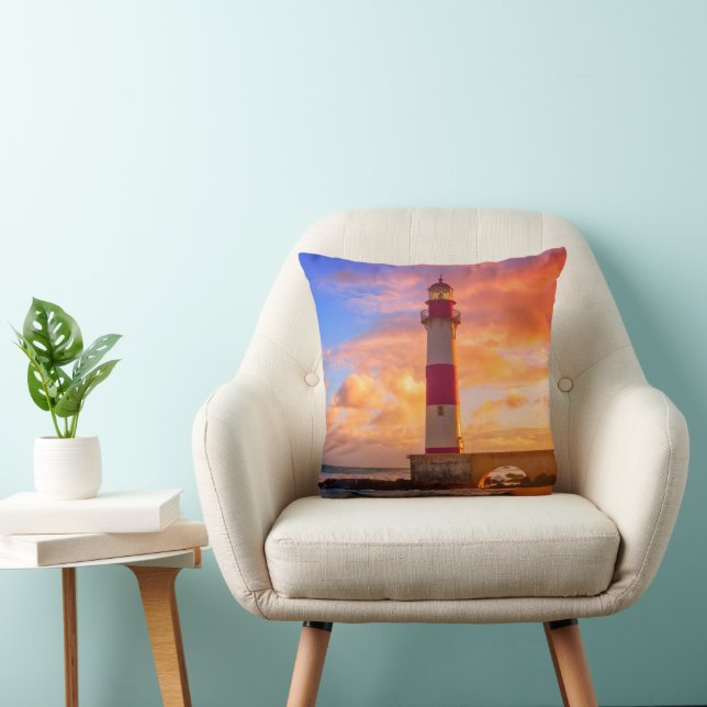 Coussin Les phares | Phare Itapuã Bahia Brésil (Chaise)