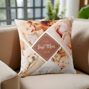 Coussin Les photos de Best Maman Ever Modern Custom