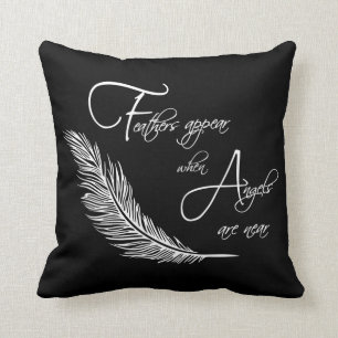 Coussin Les Plumes Apparaissent Lorsque Les Anges Sont Pr