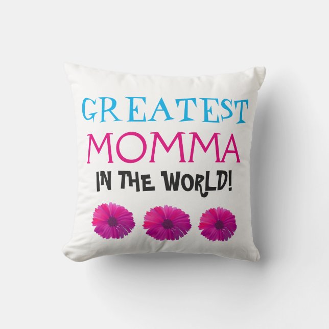 Coussin Les plus grandes mamans du monde (Recto)
