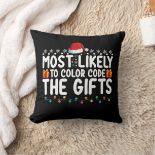 Coussin Les Plus Probables De Couleur Code Les Cadeaux Noë