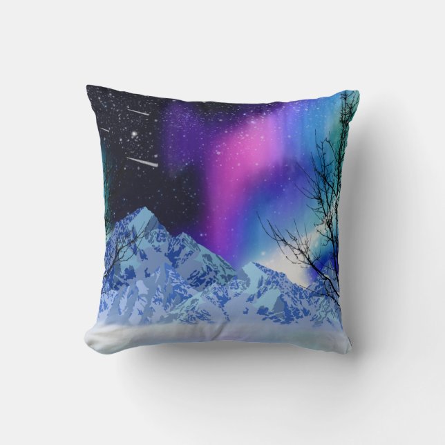 Coussin Les points forts de l'hiver (Recto)