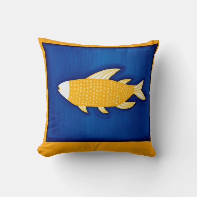 Coussin Les poissons 1998 (Recto)