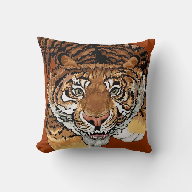 Coussin Les poissons de tigre (Recto)