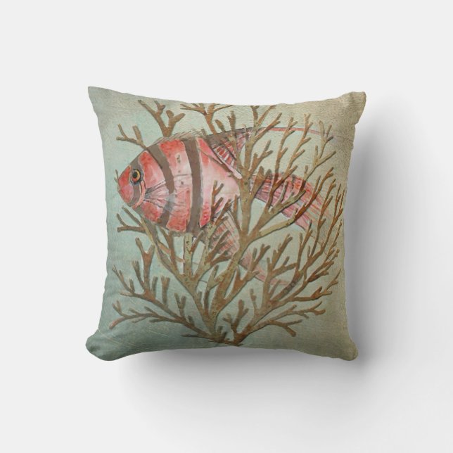 Coussin les poissons tropicaux se reposent, Copyright (Recto)