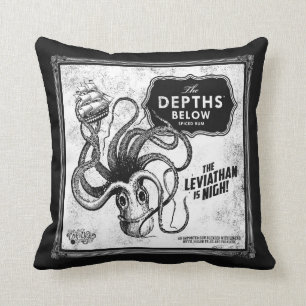 Coussin Les profondeurs au-dessous du carreau de rhum