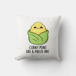 Coussin Les Puns de maïs sont un jeu de maïs amusant
