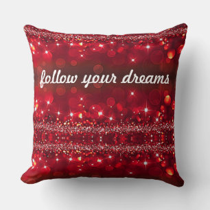 Coussin Les Rêves Commencent Ici, Suivez Vos Rêves Jeter L