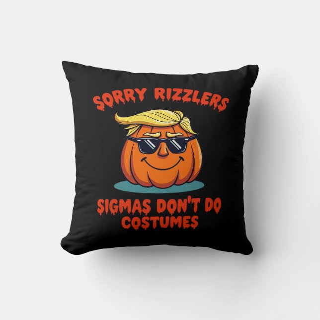 Coussin Les Rizzlers, les Sigmas ne font pas de costumes - (Recto)