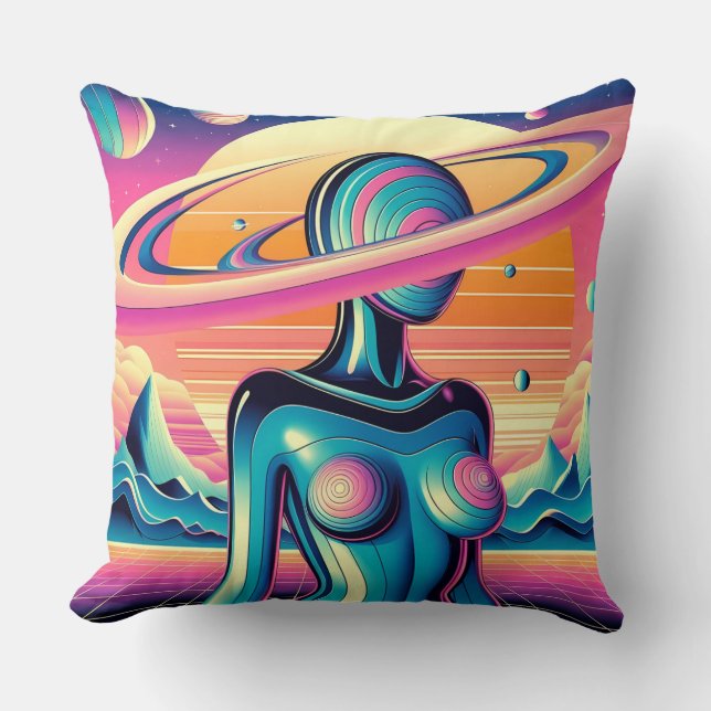 Coussin Les ronds d'un art de la vie Carré (Recto)