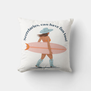 Coussin Les Secrétaires Peuvent Aussi S'Amuser - Cowgirl S