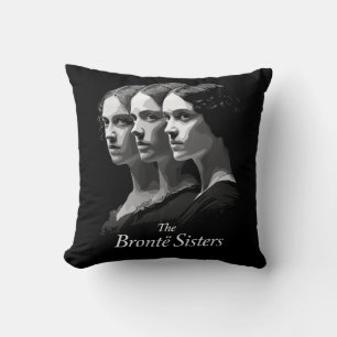 Coussin Les sœurs Brontë