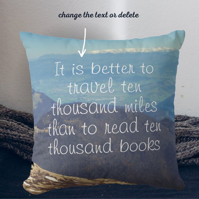 Coussin Les sommets enneigés (Créateur téléchargé)