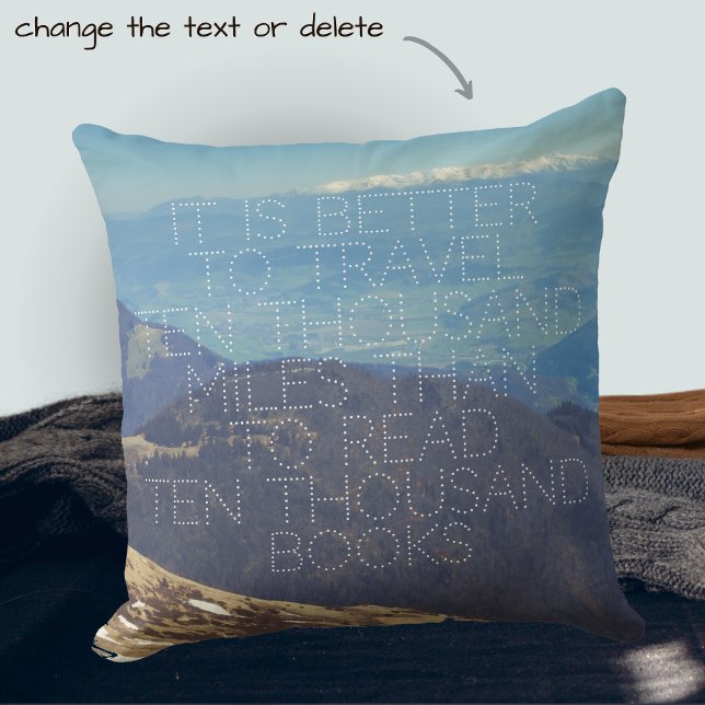 Coussin Les sommets enneigés (Créateur téléchargé)