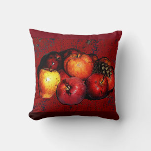 Coussin Les tasses de pommes de Grandmal lancent l'oreille