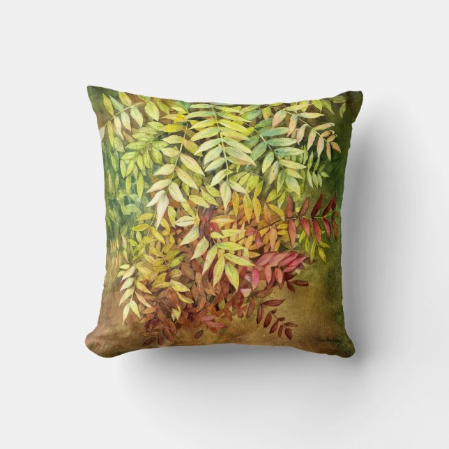 Coussin Les Tons de Sumac (Recto)