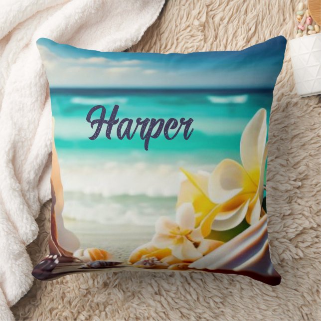 Coussin Les trésors de plage (Couverture)