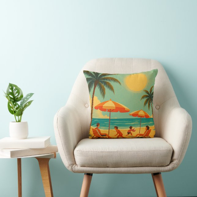 Coussin Les vacances c'est (Chaise)