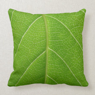 Coussin Les verts feuillus mignons se ferment de la
